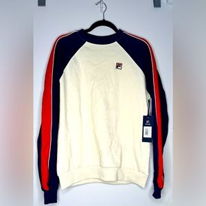 NWT - Fila crew next sweatshirt. Men’s size Small